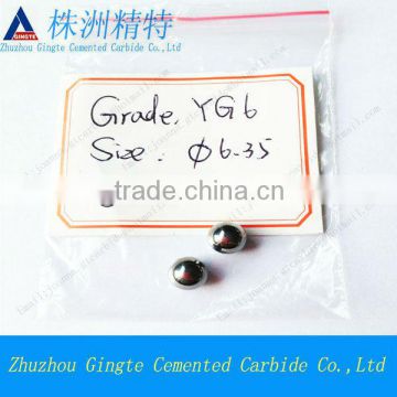 K20 dia.6.35mm carbide grinding ball for minning