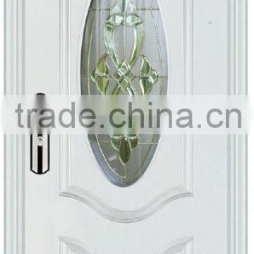 security steel door with glass, steel door glass inside, steel door with glass