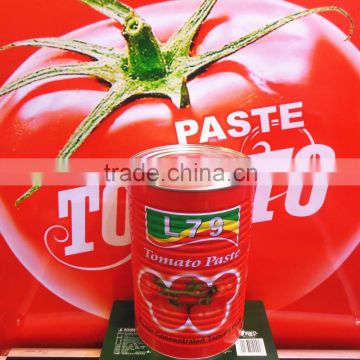 best selling brix 28-30% 4500g canned tomato paste