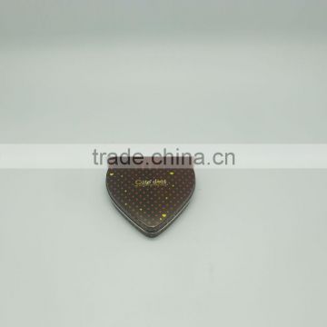 heart-shape tin box with printing and beautiful picture for package