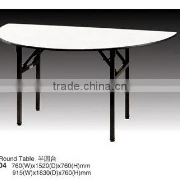 Half round table--- 18mm plywood+steel frame good quality