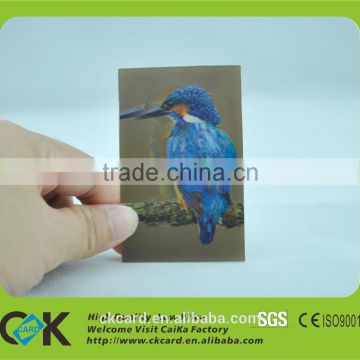 Eco-friendly pvc!Printing gradient type lenticular card from gold supplier