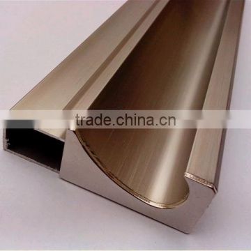 China factory supplier ! top grade gold aluminum profile