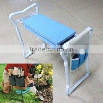 Foldable garden kneeler,garden stool,garden kneeler with tool bag