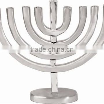 Menorah judaica candelabra, brass menorah, handicraft menorah