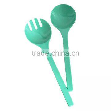 Endurable green biodegradable bamboo fiber spoon