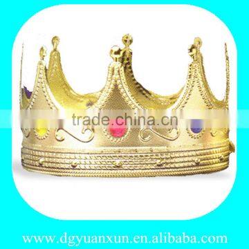 girls Tiara Crown Silver with Blue Heart Jewel OEM king/queen crown hairband from dongguan city