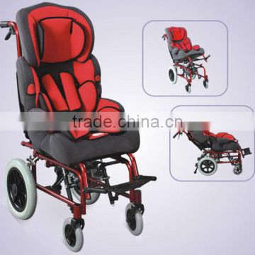 Physical Therapy Equipments ALUMINUM BRAIN PARALYSIS WHEELCHAIRS FOR CHILDREN, Pediatric wheelchair