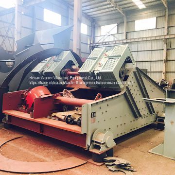 High frequency vibration dewatering screen
