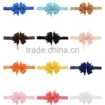 Baby Girl Stretch Fishtail Bow Flower Headband Hair Accessories