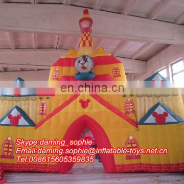 Inflatable Castle Arch Wall for Garden Park Decoration
