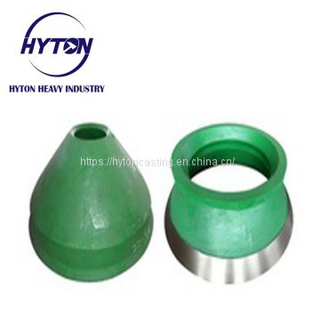 crusher parts of high manganese steel apply for hp200 metso  cone crusher