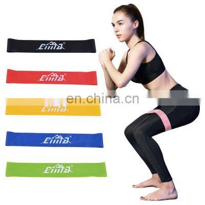 Factory Direct Sale Rubber  Hip Resistance Band Home Gym Equipment Hip bands Home Gym Resistance Bands