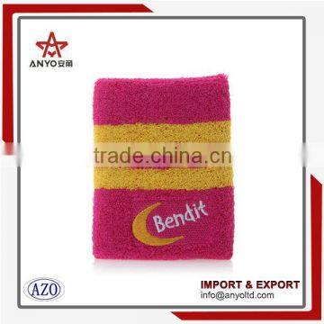Professional manufacturer good quality wrist protect toweling sweatband