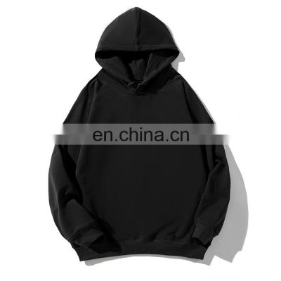 Wholesale Fashion Casual Custom Sweater Hoodie Pure Cotton Men Pure 30% Cotton 70% Polyester Blank Hoodie