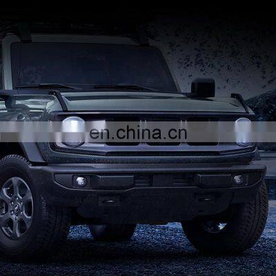Factory Supply Car Auto Parts Medium Configuration Black Plastic Front Bumper Radiator Grille For Ford Bronco