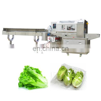 China Automatic Fruit Vegetable Carrot Pouch Flow Horizontal Packing Packaging Machine