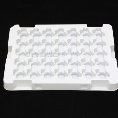 thermoforming white PET inner blister trays blister packaging