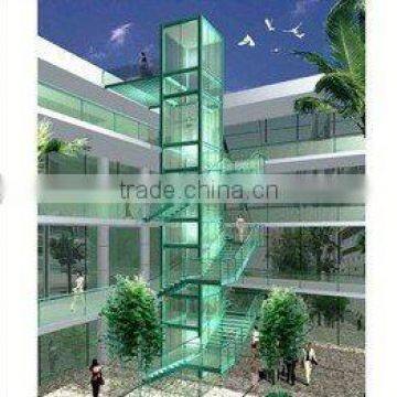 glass laminated for panoramic elevator