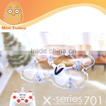 Hot product! Manufactury 2.4G 3D Roll 6-axis Gyro Quadcopter X-701 RC DRONE with light