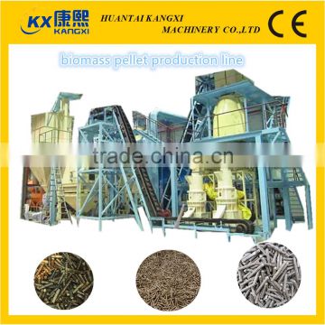 vertical ring die wood pellet plant production line or wood pellet mill machine with CE certificate