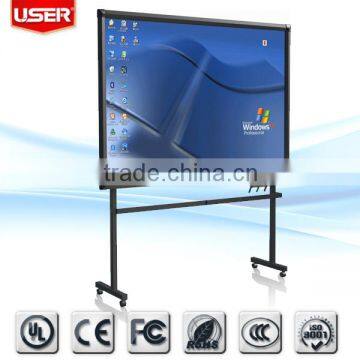 84" Interactive smart board for Shopping mall/school/meeting room