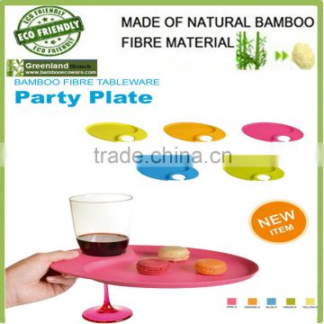 bio bamboo fiber plate,bamboo fiber tableware,party plate