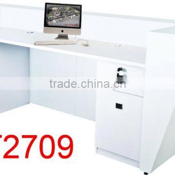 high qulity best price curved reception desk factory sell directly QT2709