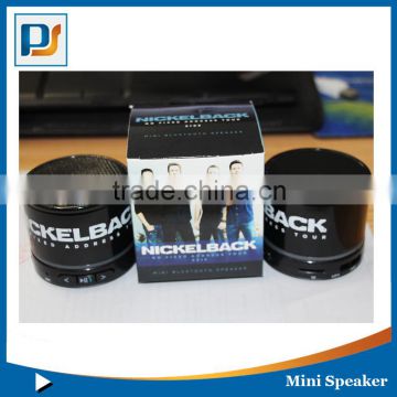 mini portable bluetooth speaker with FM and TF card slot, OEM with customize logo print