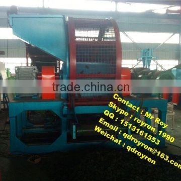 Automatic waste tire recycling line small business machine