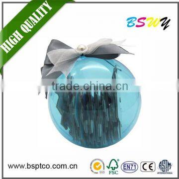 Promotional Custom Christmas decorations Transparent ball fill with kids Jigsaw Paper Puzzle