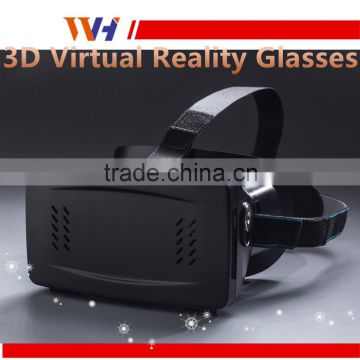 New Hot Sale Personal Google Cardboard VR Box Plastic Verson Active 3D Virtual Reality Video Glasses