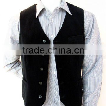 100%cotton printed velvet fabric men's suits