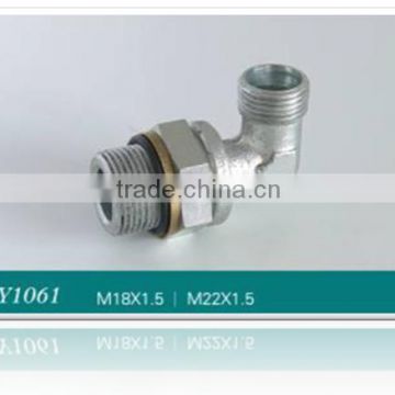 iron high quality male elbow connector