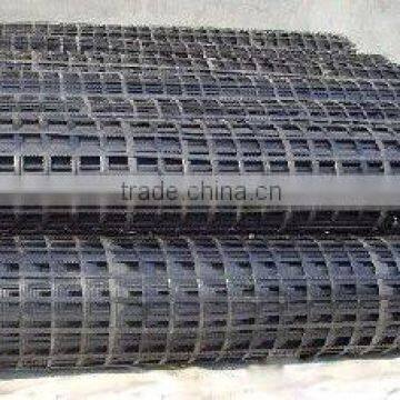 Steel-plastic geogrid