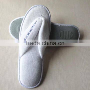 cotton velvet filp flop hotel slipper