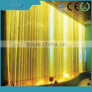 Waterfall curtain Decorative PMMA sparkle fiber optic lights