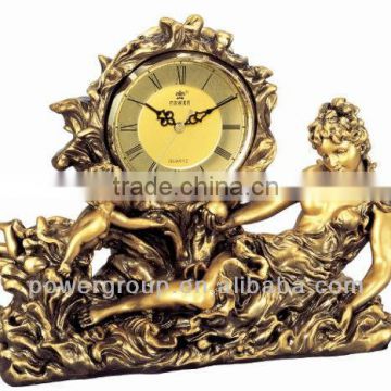 Mother and kids table clock Garnish clock express love for bedroom