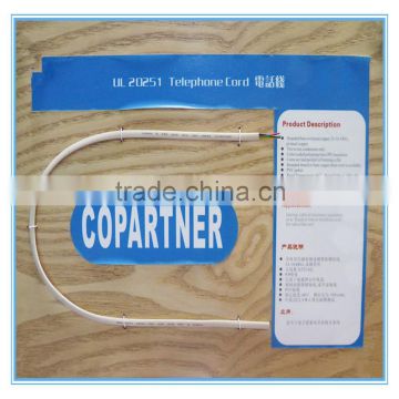 Best Copartner UL20251 Telephone Cord