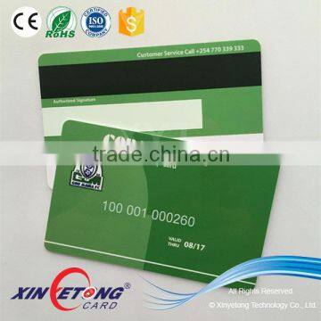 Promotion signature panel RFID card LF 125KHZ Hitag1 2048bit memory with ISO11784/11785 card