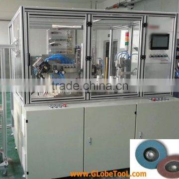 Automatic flap disc making machine for T29 and T27 prodcuing