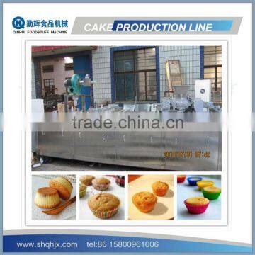 custard cake making line