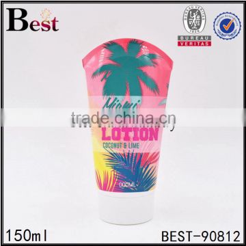 150ml body lotion body massage cosmetic plastic tube made by making machine