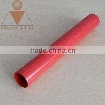 Red Aluminium alloy tube / pipe 6063 T5