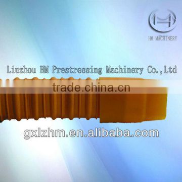 pretressed plastic flat corrugated pipe(bellow)
