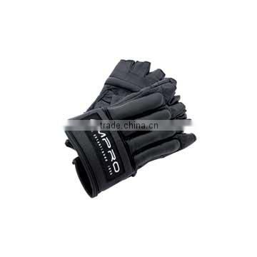 Leather Fingerless Bag Gloves