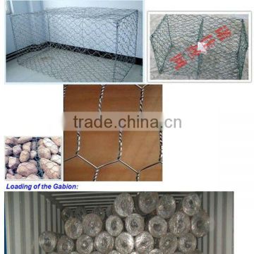 anping hexagonal wire netting /gabion basket (manufacturer ISO9001)