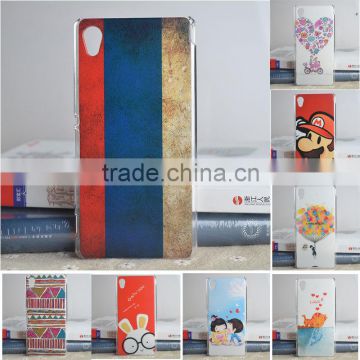 High Quality 3D Color Printing Protective PC /TPU Phone Case for Sony M4