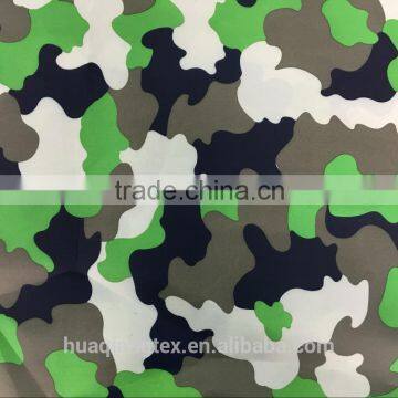 fashion neon color camouflage print polyester taffeta fabric for jackets