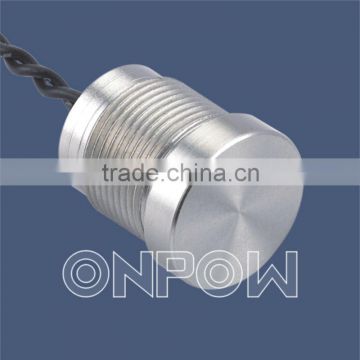 ONPOW push button piezo igniters(16MM,19MM,22MM,IP68,with 30cm wire)